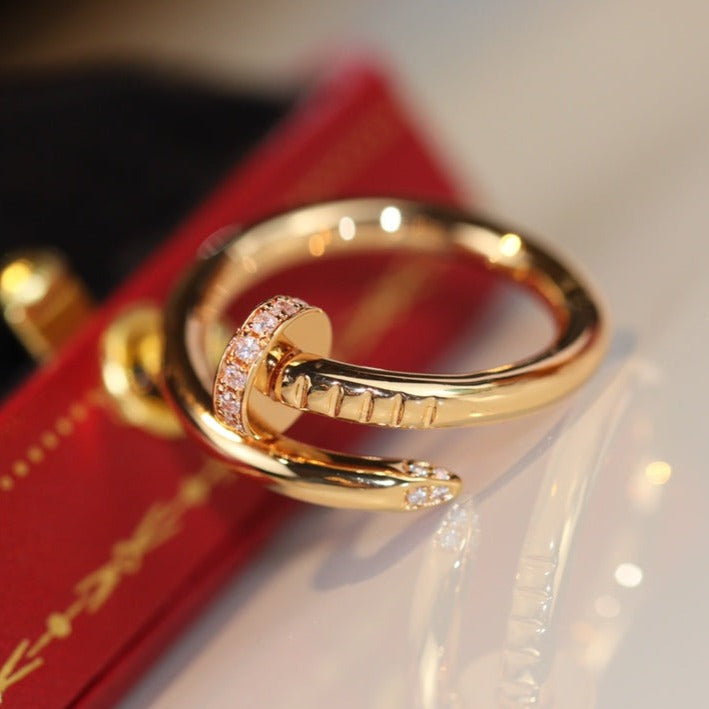 [Luxery]JUSTE RING 2.65MM GOLD DIAMOND