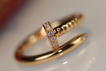 [Luxery]JUSTE RING 2.65MM GOLD DIAMOND