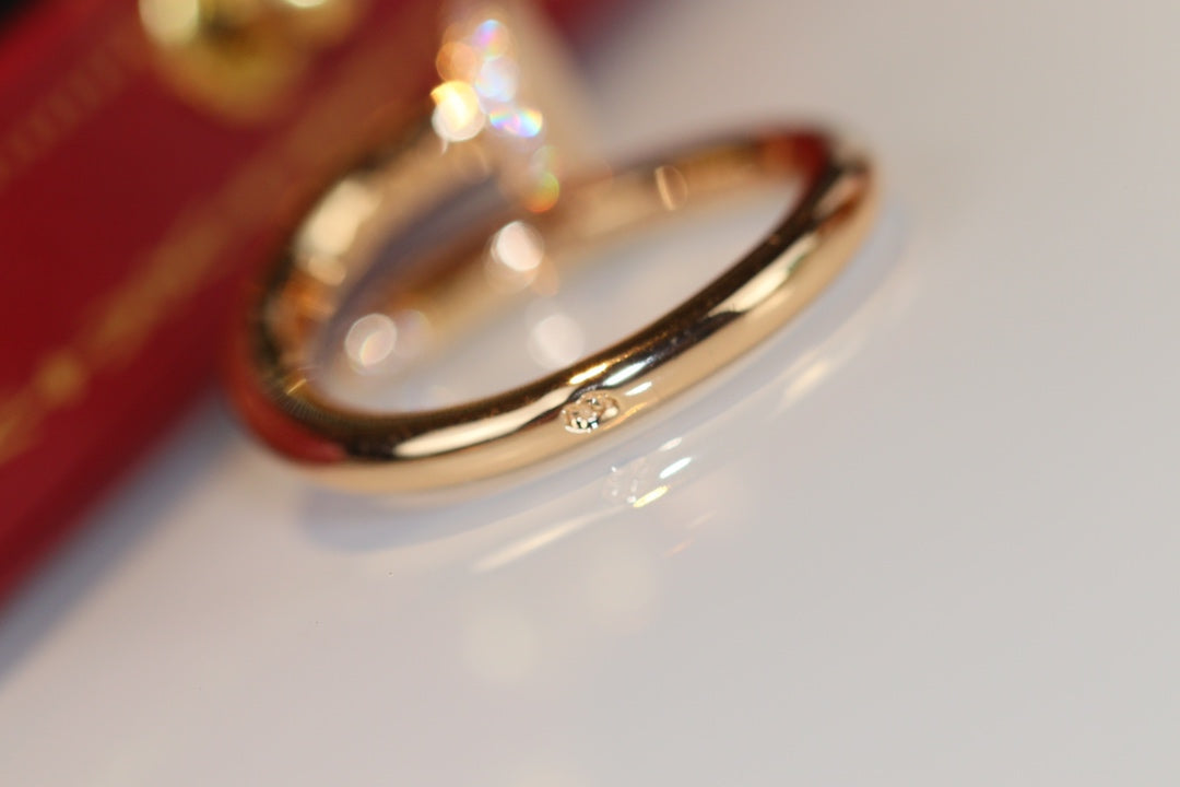 [Luxery]JUSTE RING 2.65MM GOLD DIAMOND