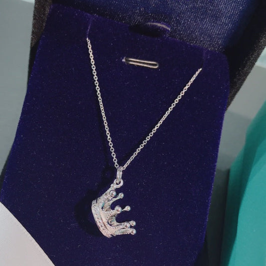 [⭐Luxery Jewels]CROWN PEDANT NECKLACE