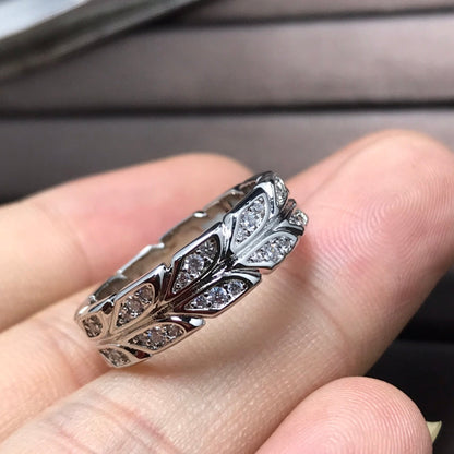 [⭐Luxery Jewels]OLIVE LEAF RING DIAMONDS