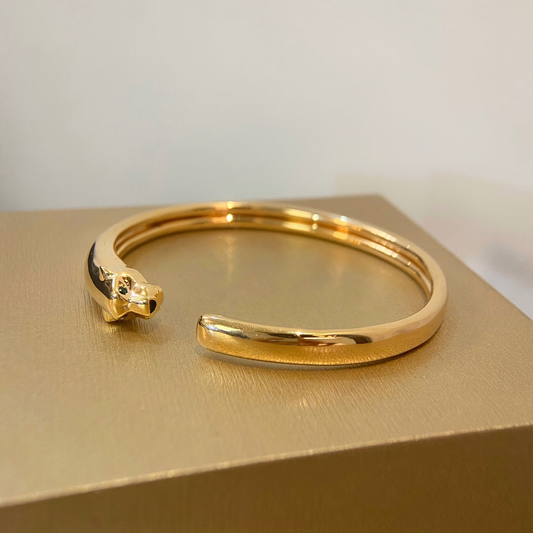 [Luxery]PANTHERE GOLD OPEN BRACELET