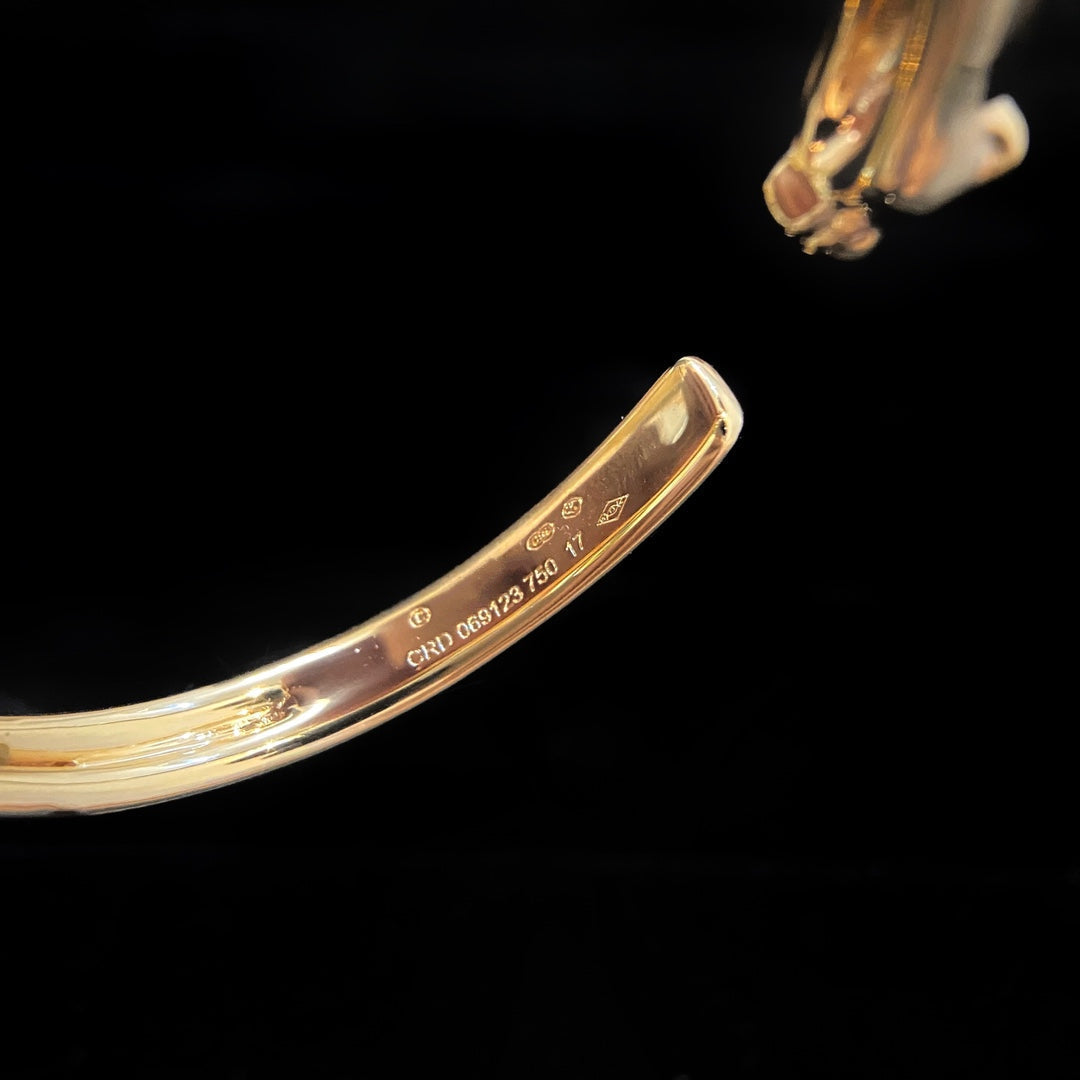 [Luxery]PANTHERE GOLD OPEN BRACELET