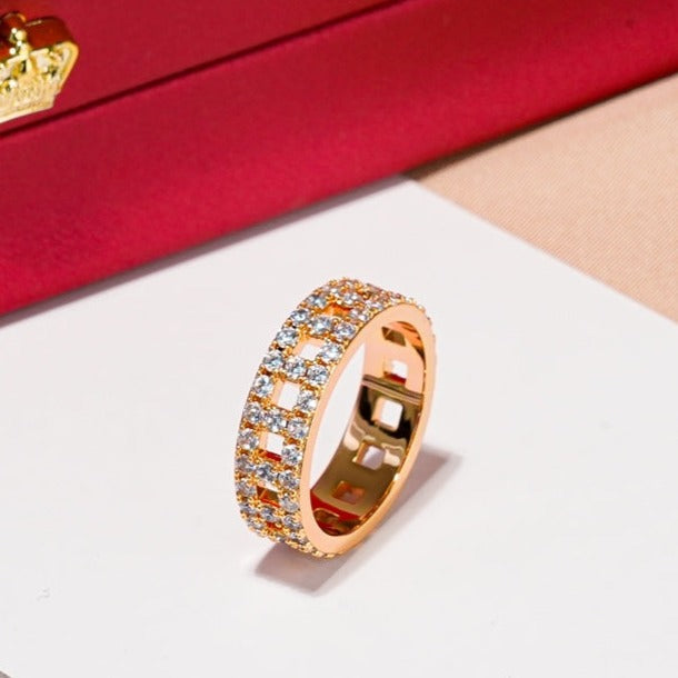 [⭐Luxery Jewels]T TRUE DIAMOND 5.5MM RING