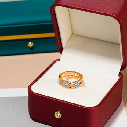 [⭐Luxery Jewels]T TRUE DIAMOND 5.5MM RING