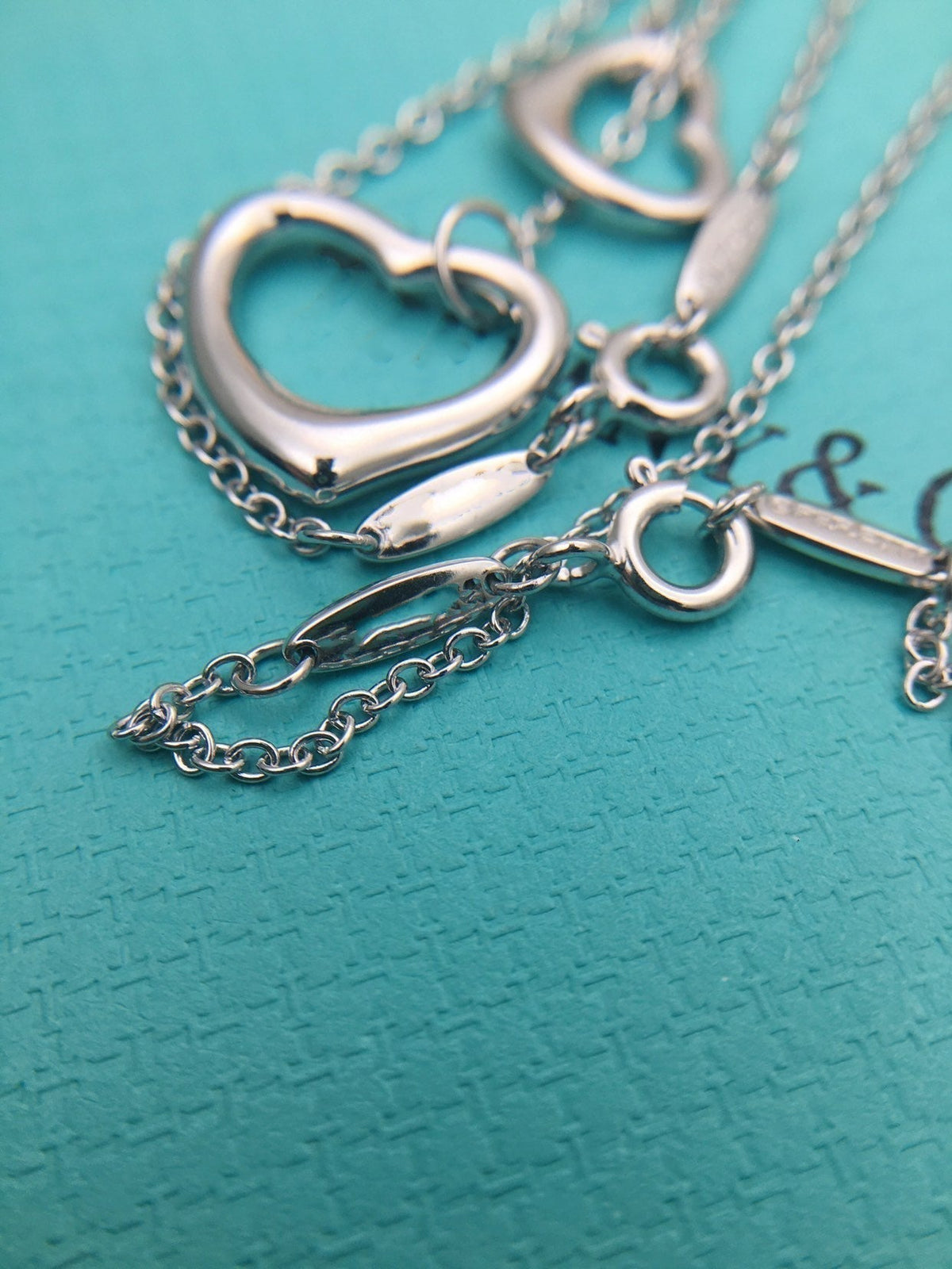 [⭐Luxery Jewels]OPEN HEART SILVER NECKLACE