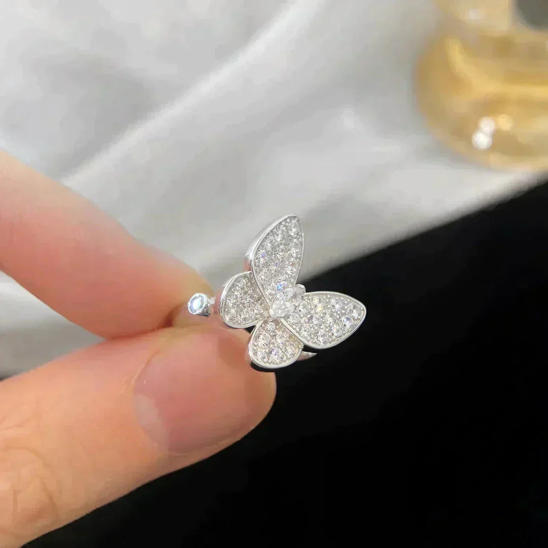 [Luxery]BUTTERFLY DIAMOND RING