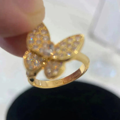 [Luxery]BUTTERFLY DIAMOND RING