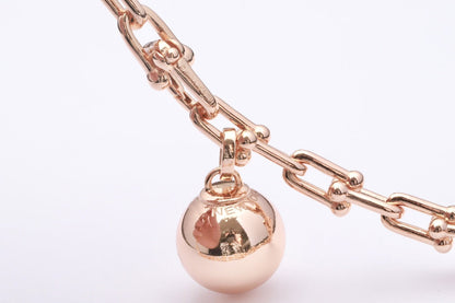 [⭐Luxery Jewels]HARDWEAR WRAP PINK GOLD BRACELET