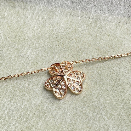 [Luxery]FLOWER DIAMOND NECKLACE