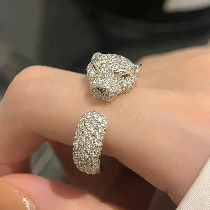[Luxery]PANTHERE 5.5MM ALL DIAMOND RING