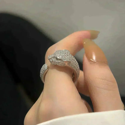 [Luxery]PANTHERE 5.5MM ALL DIAMOND RING