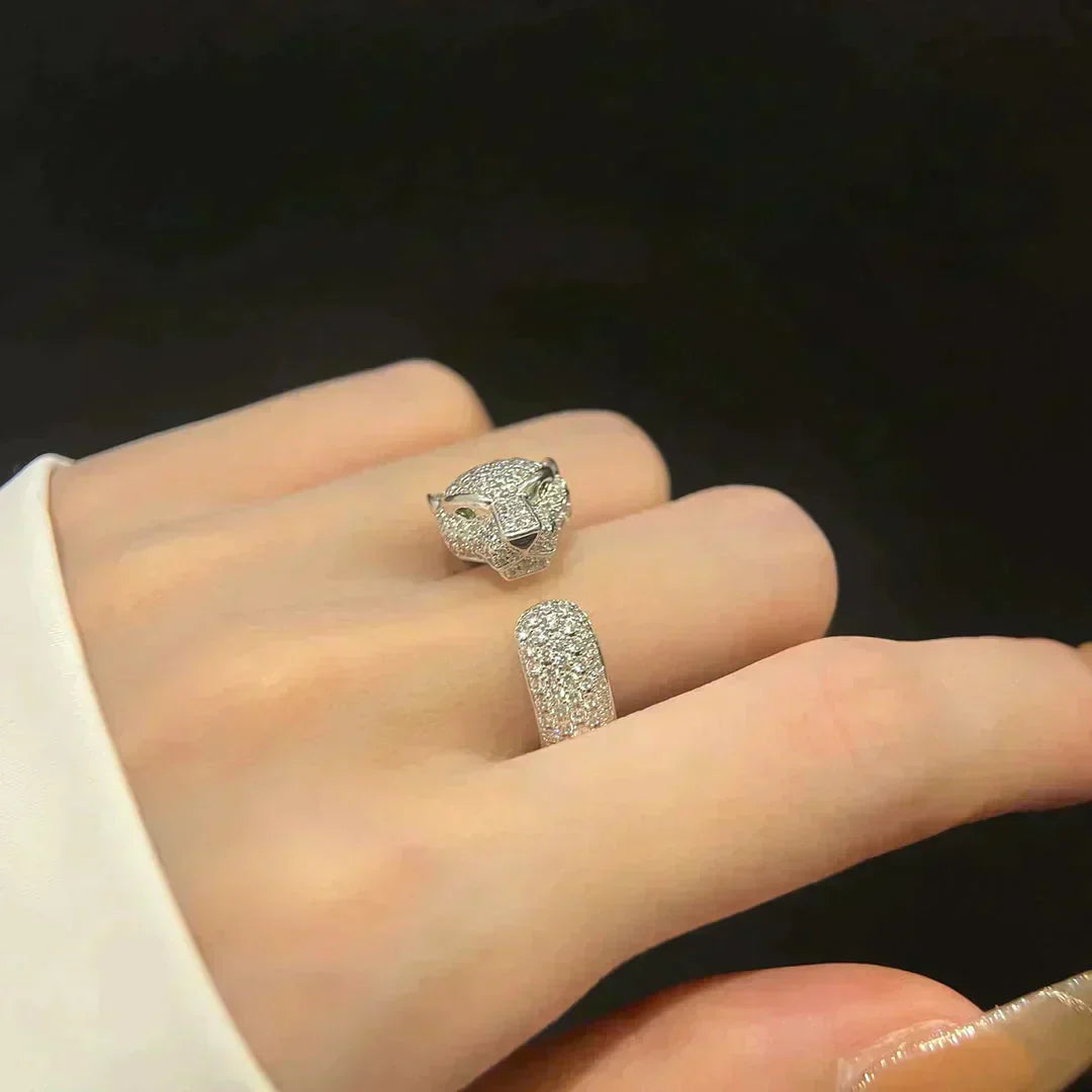 [Luxery]PANTHERE 5.5MM ALL DIAMOND RING