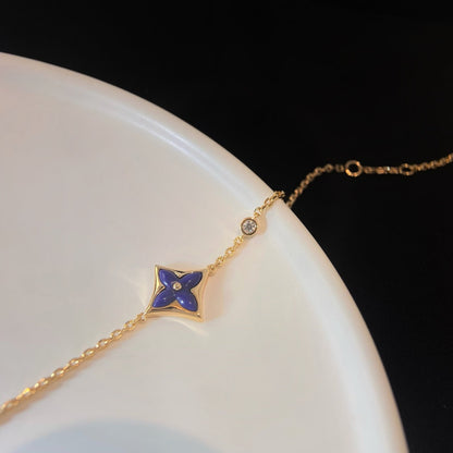 [Luxery]COLOR STAR PINK GOLD DIAMOND BRACELET