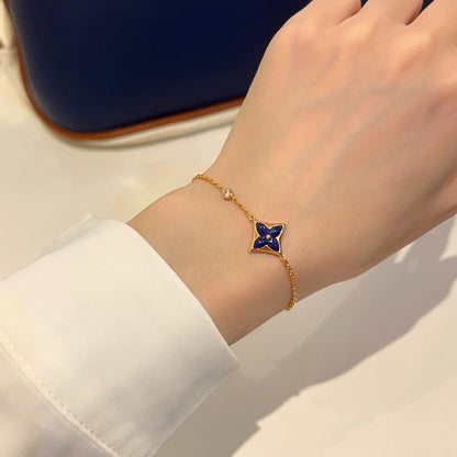 [Luxery]COLOR STAR PINK GOLD DIAMOND BRACELET