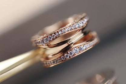 [⭐Luxery]ZERO 1 PINKGOLD-HALSKETTE