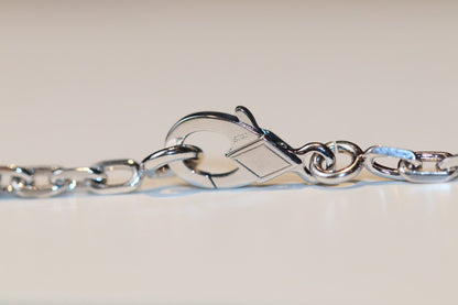 [Luxery]CLOVER 20 MOTIFS ONYX DIAMOND SILVER