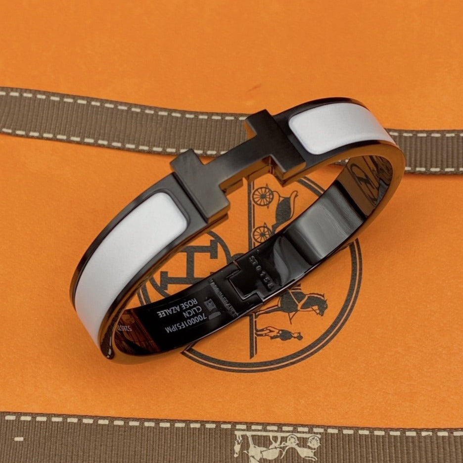 [Luxery]H BRACELET 12MM BLACK WHITE CERAMIC