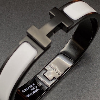 [Luxery]H BRACELET 12MM BLACK WHITE CERAMIC