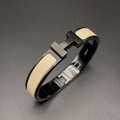 [Luxery]H BRACELET 12MM BLACK BEIGE CERAMIC