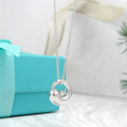 [⭐Luxery Jewels]SNAIL PEDANT SILVER NECKLACE