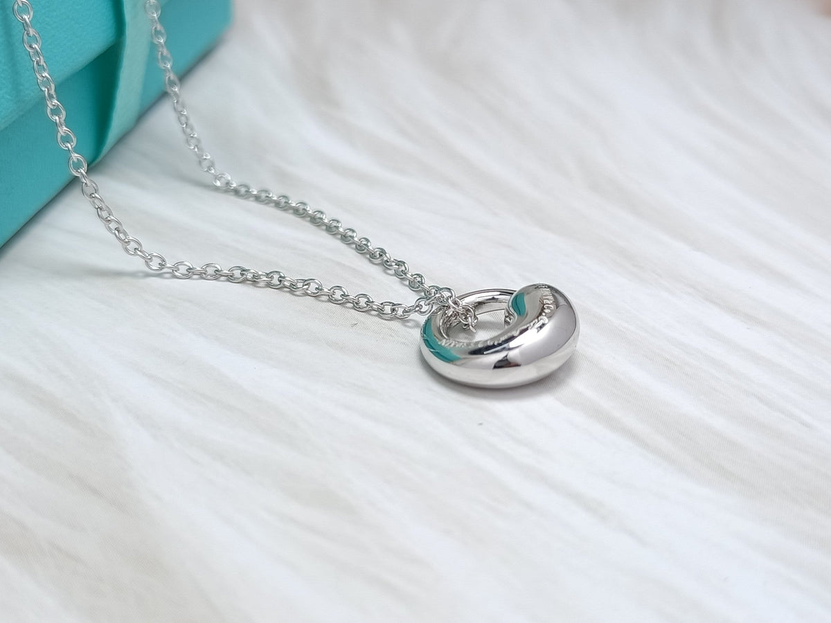[⭐Luxery Jewels]SNAIL PEDANT SILVER NECKLACE