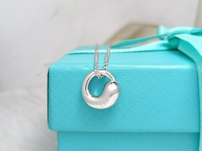 [⭐Luxery Jewels]SNAIL PEDANT SILVER NECKLACE