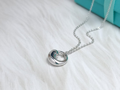 [⭐Luxery Jewels]SNAIL PEDANT SILVER NECKLACE