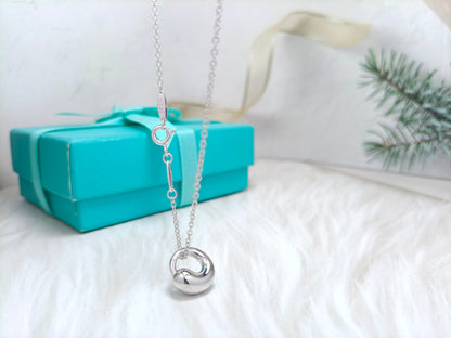 [⭐Luxery Jewels]SNAIL PEDANT SILVER NECKLACE