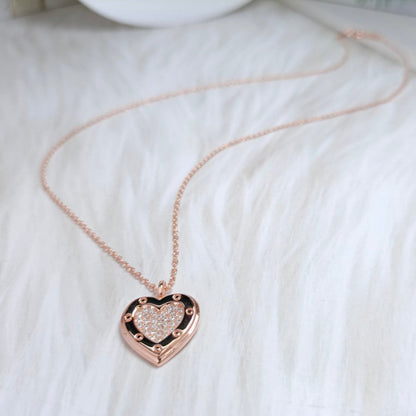 [⭐Luxery Jewels]ハートダイヤモンドペンダントネックレス