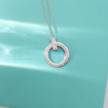 [⭐Luxery Jewels]T-DRAHT-ANHÄNGER MIT DIAMANTKETTE