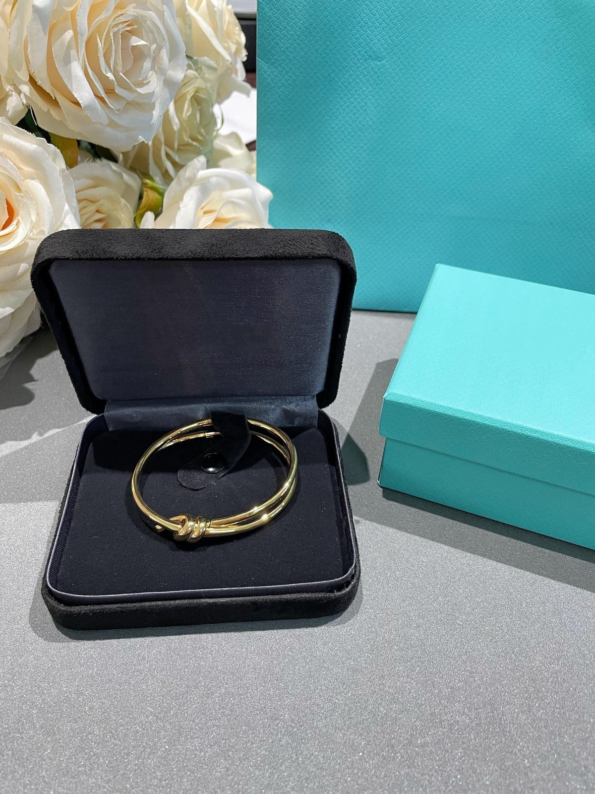 [⭐Luxery Jewels]KNOT DOUBLE ROW GOLD BRACELET