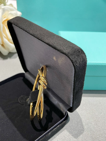 [⭐Luxery Jewels]KNOT DOUBLE ROW GOLD BRACELET