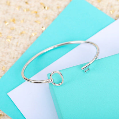[⭐Luxery Jewels]KEY WIRE OVAL ARMBAND