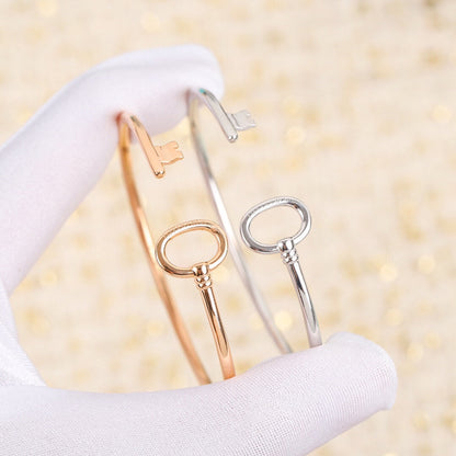 [⭐Luxery Jewels]KEY WIRE OVAL ARMBAND