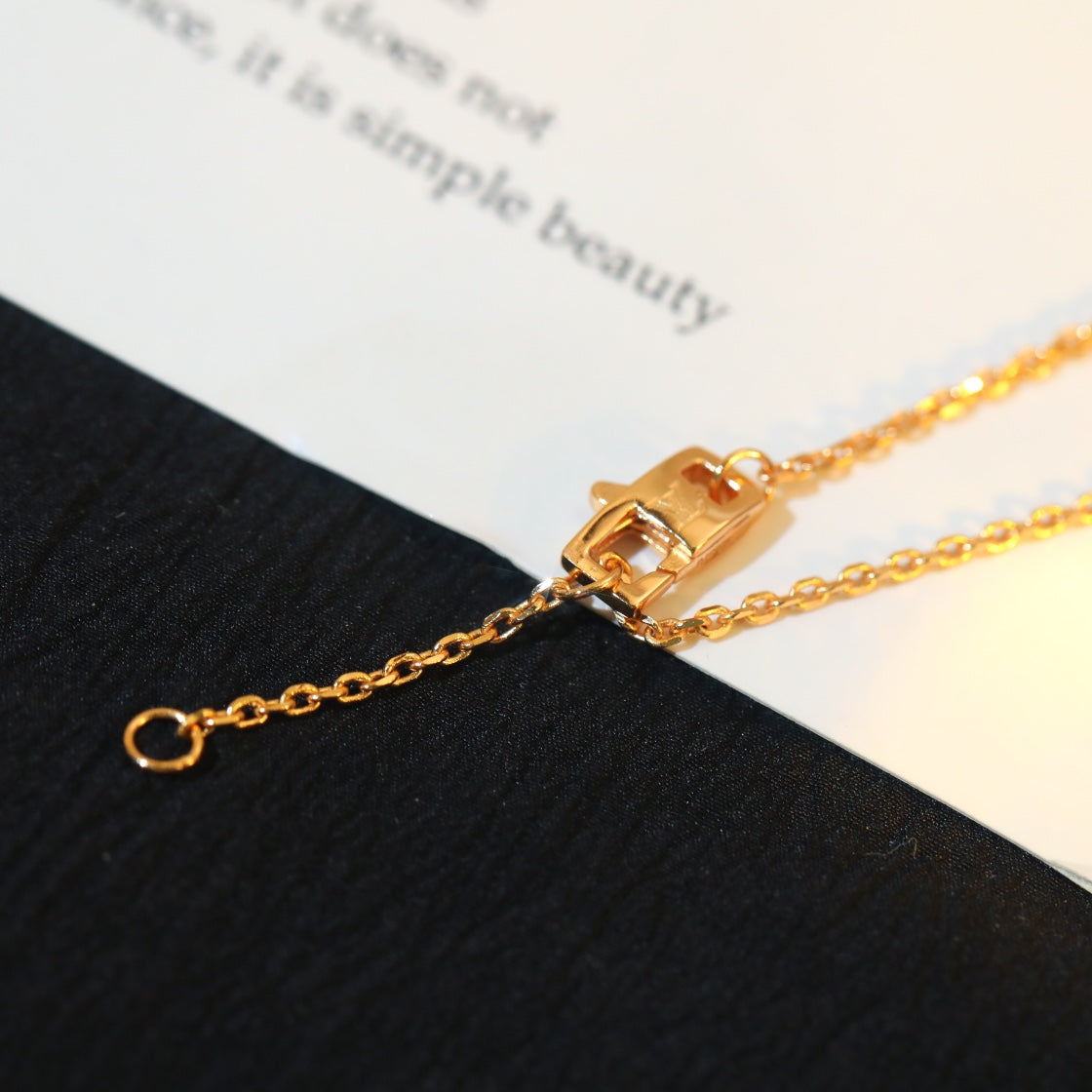 [Luxery]STAR AND SUN DIAMOND PINK GOLD NECKLACE