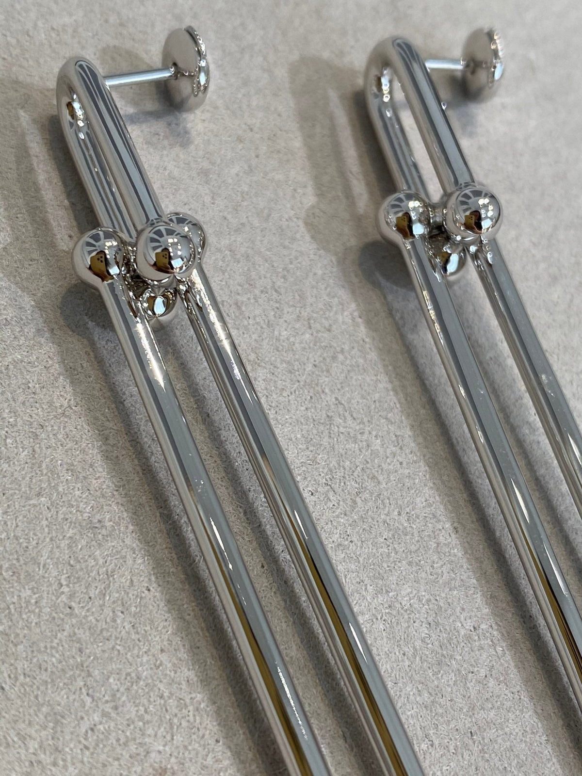 [⭐Luxery Jewels]HARDWEAR DOPPELTE LANGE GLIEDEROHRRINGE