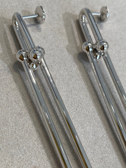 [⭐Luxery Jewels]HARDWEAR DOPPELTE LANGE GLIEDEROHRRINGE