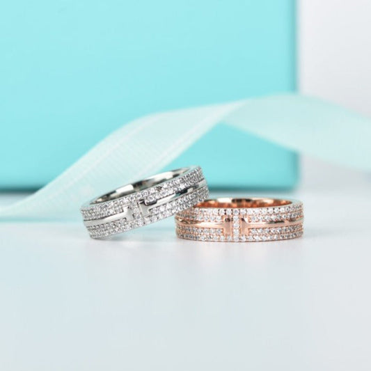 [⭐Luxery Jewels]T WIRE DIAMOND RING