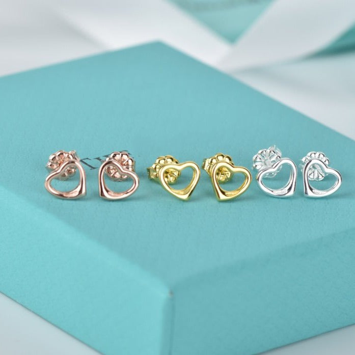 [⭐Luxery Jewels]OPEN HEART OHRSTECKER