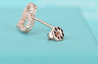 [⭐Luxery Jewels]OPEN HEART STUD DIAMOND EARRINGS
