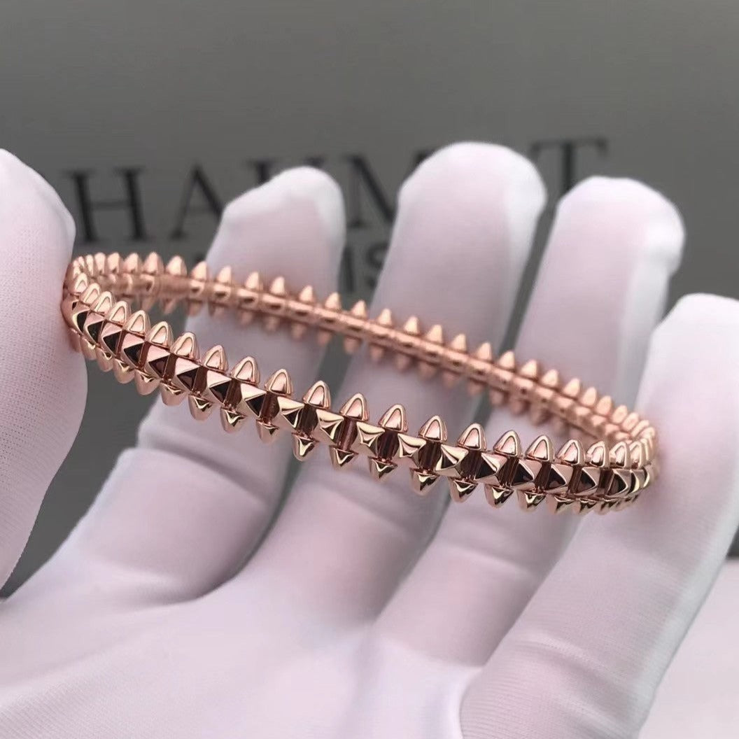 [Luxery]CLASH PINK GOLD BRACELET