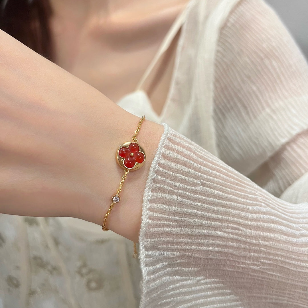 [Luxery]SUN PEDANT CARNELIAN BRACELET