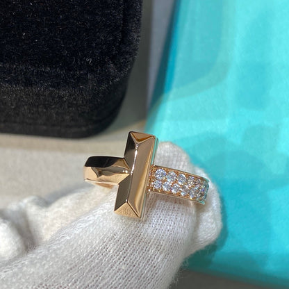 [⭐Luxery Jewels]T WIRE MEDIUM DIAMOND RING