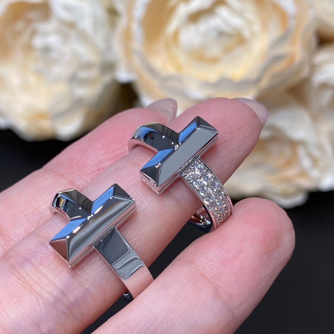 [⭐Luxery Jewels]T WIRE MEDIUM DIAMOND RING