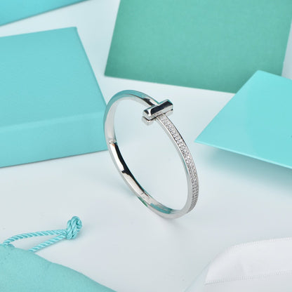[⭐Luxery Jewels]WIDE DIAMONDS HINGED BANGLE