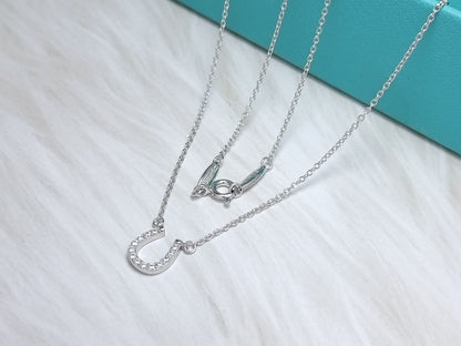 [⭐Luxery Jewels]U-ANHÄNGER DIAMANTHALSKETTE