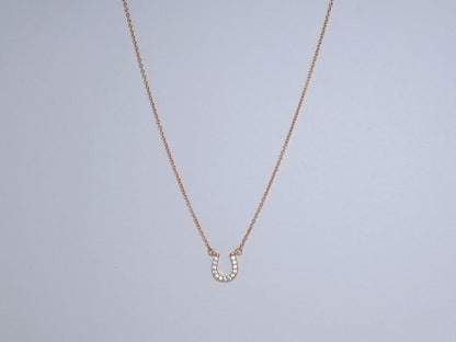 [⭐Luxery Jewels]U-ANHÄNGER DIAMANTHALSKETTE