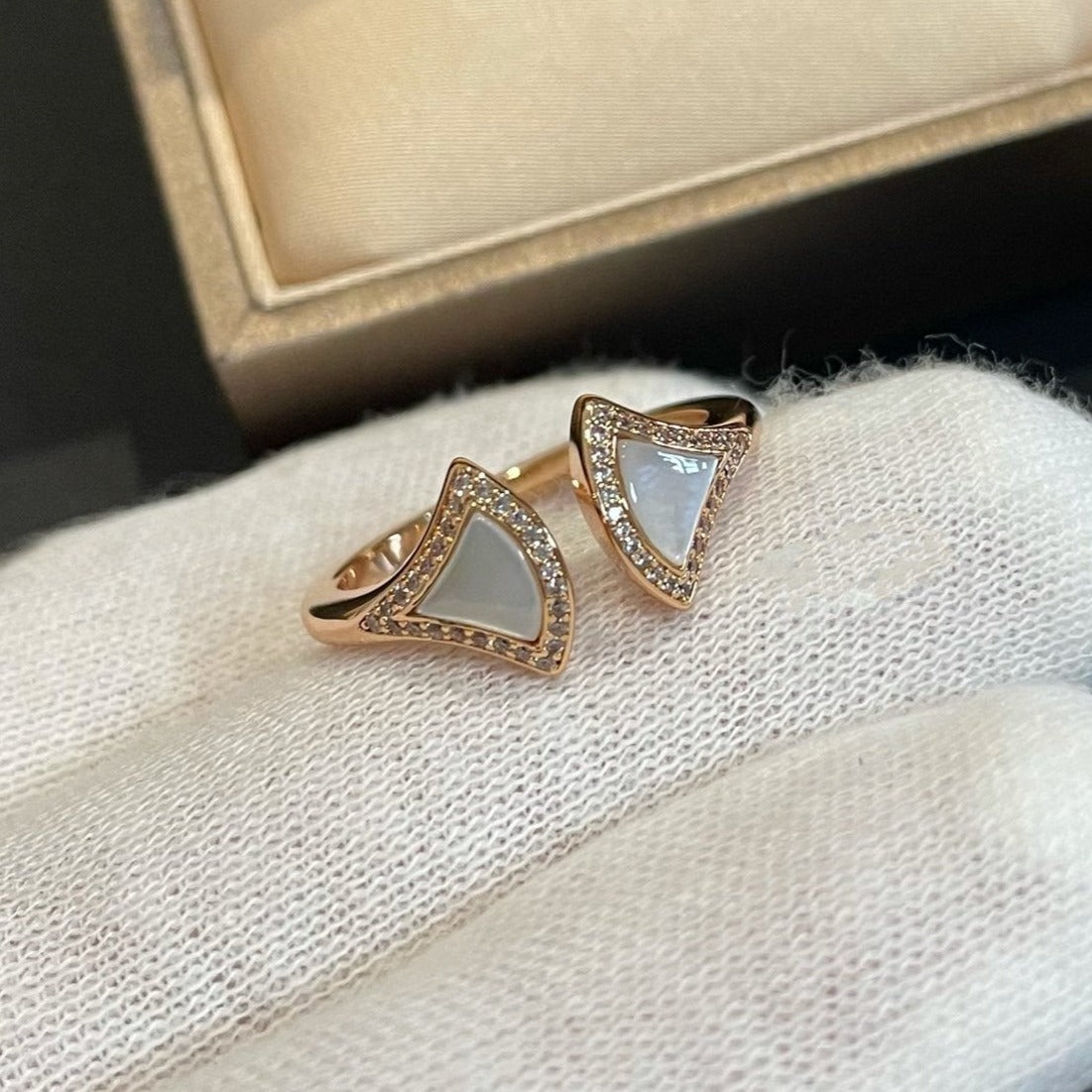 [⭐Luxery]DREAM MOP DIAMANT-OFFENER RING