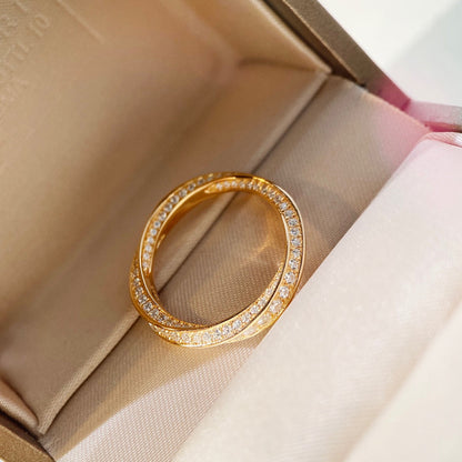 [⭐Luxery Jewels]SPIRAL DIAMOND RING